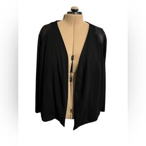 Pure Energy Black Blazed With Faux Leather